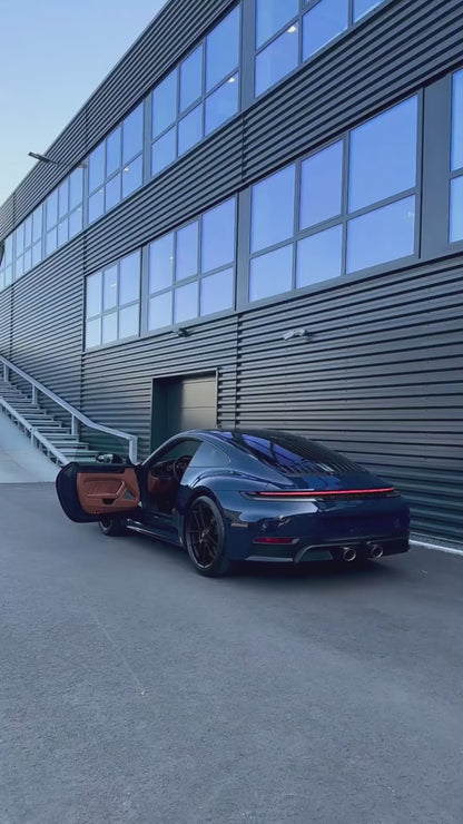 Anole High Gloss Crystal Porsche Deep Blue Vinyl Car Wrap for Porsche