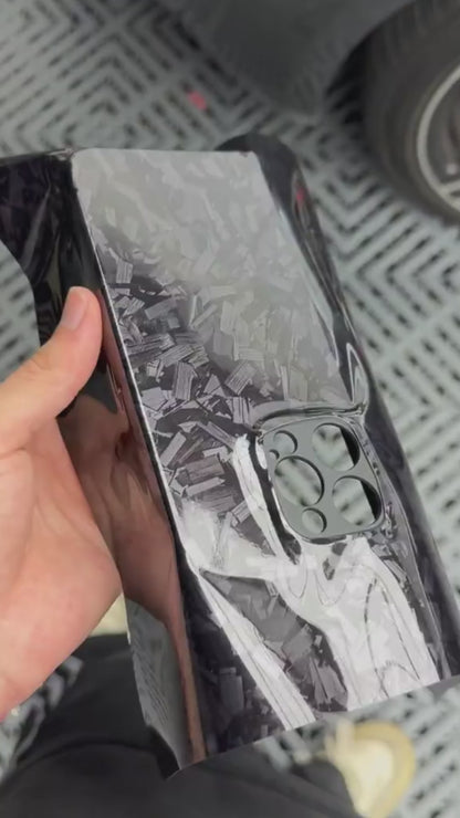 Anole Super Gloss Carbon Fiber Forging Black Vinyl Wrap