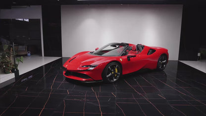 Anole High Glossy Ferrari Red Vinyl Car Wrap