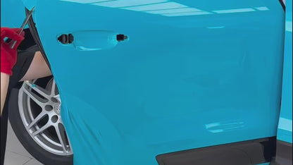 Anole High Glossy Miami Blue Car Vinyl Wrap