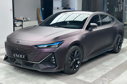 Anole Matte Dark Purple Vinyl Wrap Car