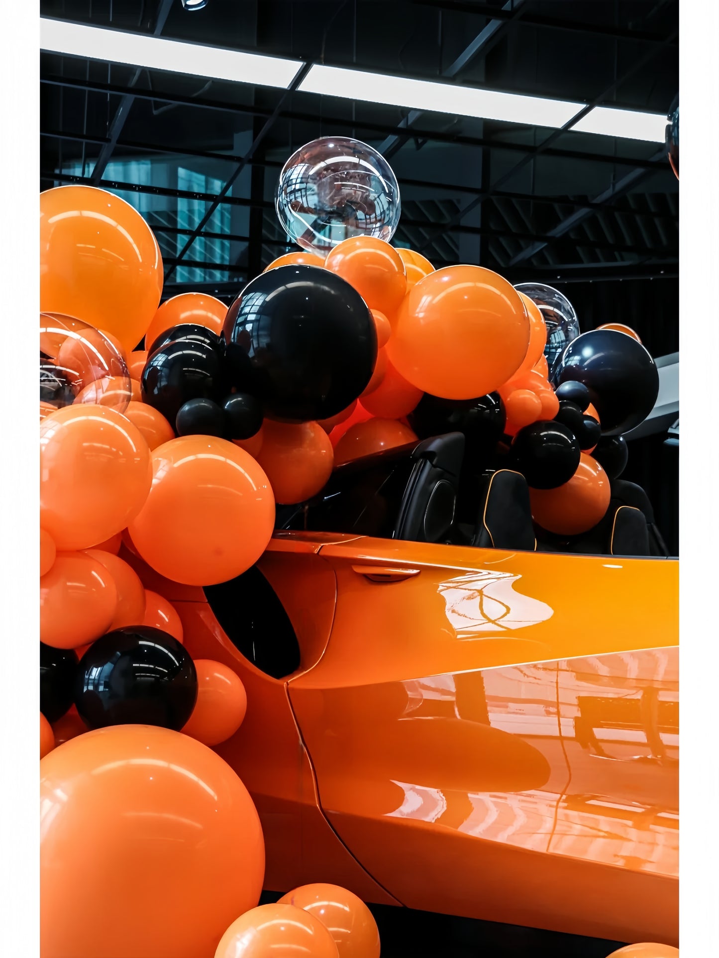 Anole High Glossy McLaren Orange Car Vinyl Wrap