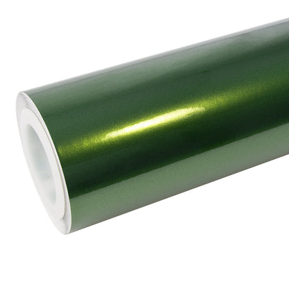 Anole Glossy Metallic Mamba Green Vinyl Car Wrap