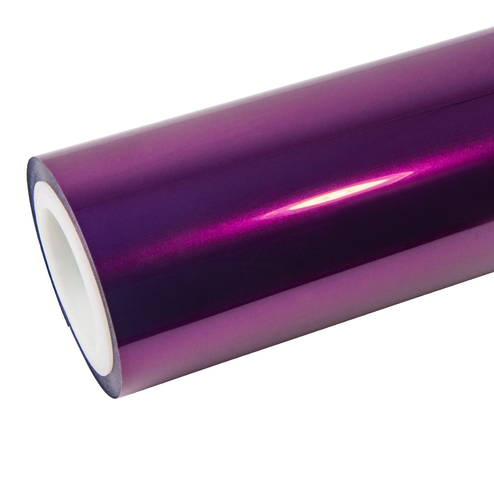 Anole Glossy Metallic Grape Purple Car Vinyl Wrap