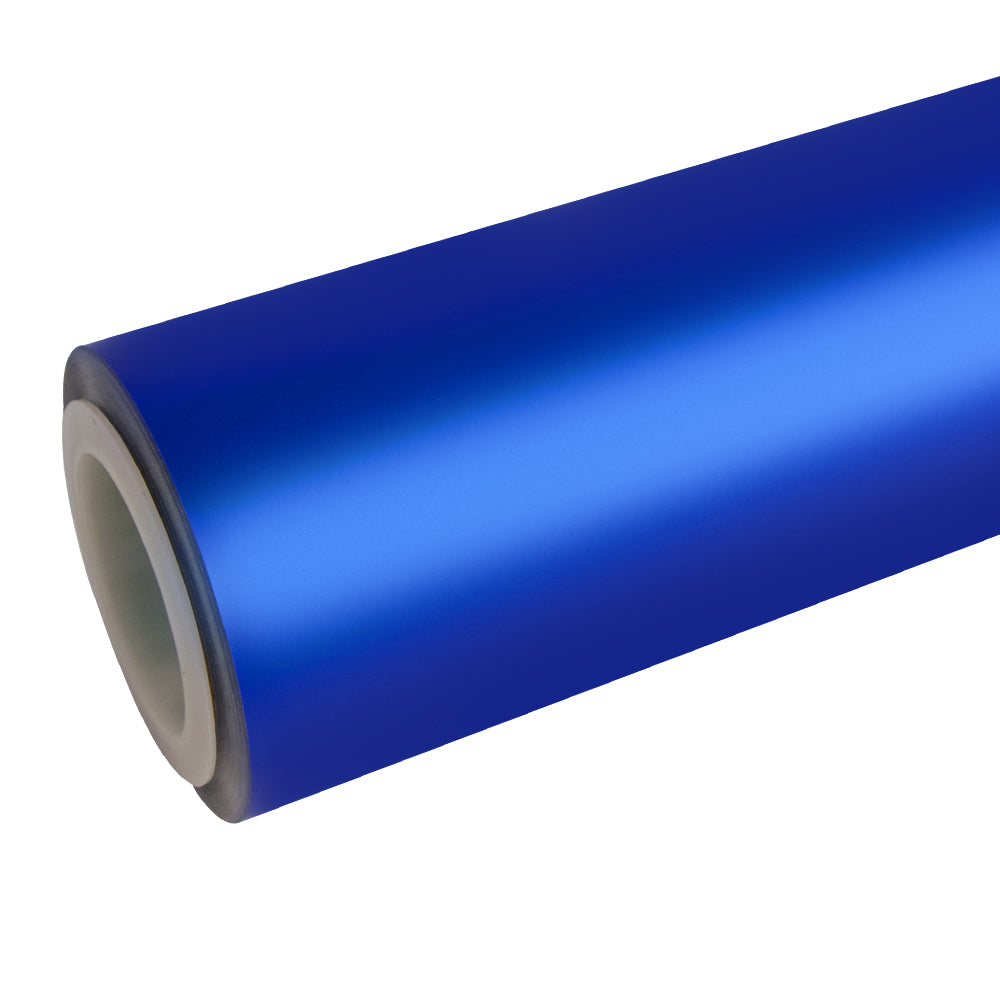 Anole Satin Chrome Silk Ultramarine Vinyl Car Wrap