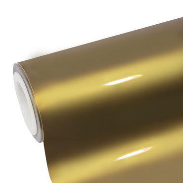 Anole Glossy Metallic Champagne Gold Car Vinyl Wrap